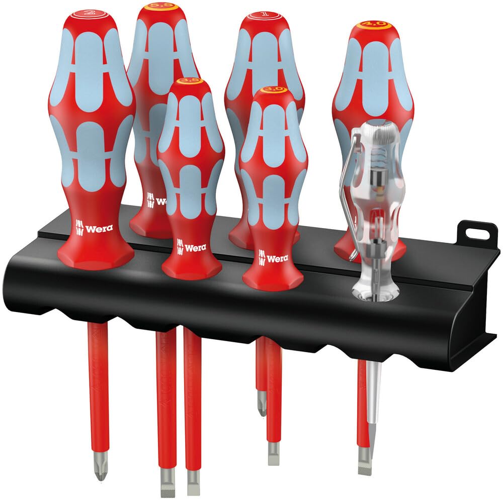 wera-3160-i-7-kraftform-plus-vde-schraubendrehersatz-edelstahl-7-teilig-mit-rack image 1