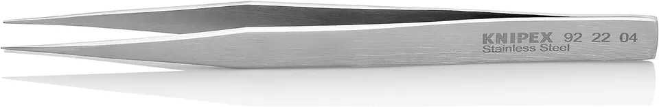 knipex-universalpinzette-92-22-04-128-mm-mattiert-glatt image 1