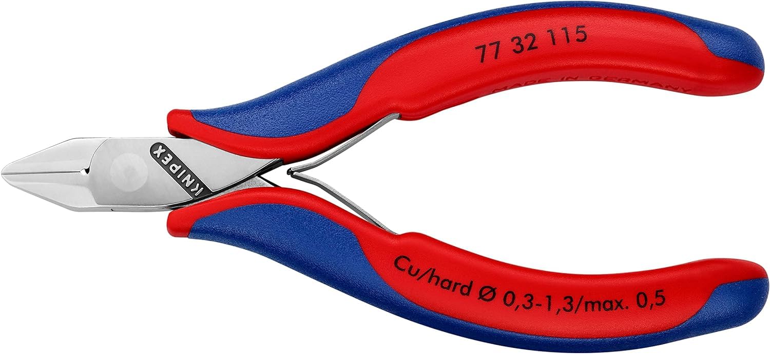 knipex-elektronik-seitenschneider-77-32-115-sb-115-mm-mit-mehrkomponenten-h-llen image 3
