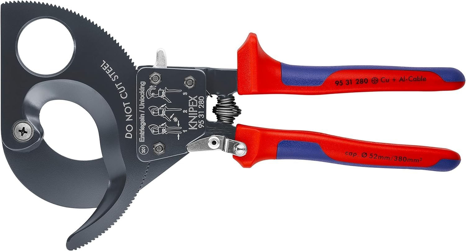 knipex-95-31-280-kabelschneider-mit-ratsche-280-mm-bis-52-mm-380-mm image 4
