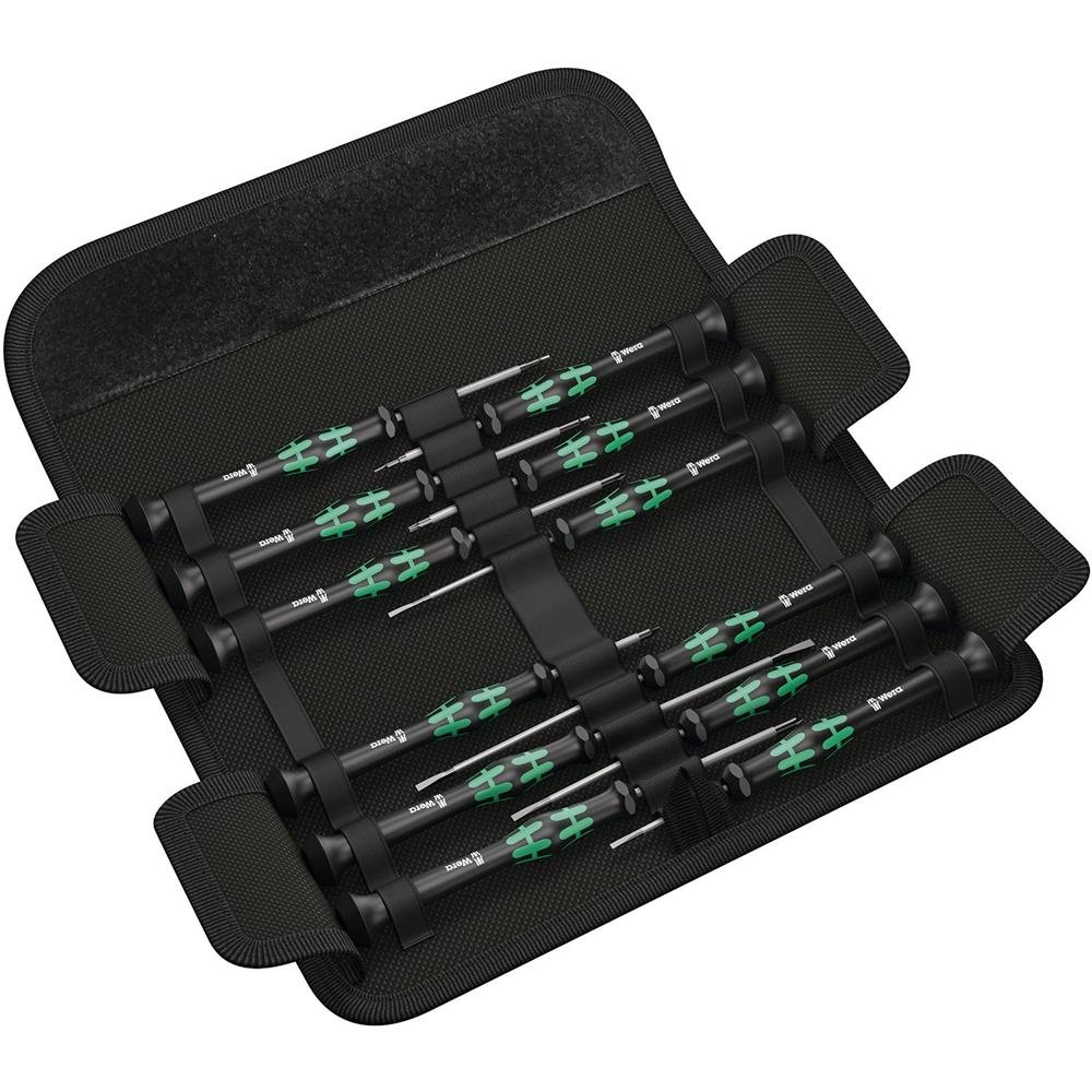 wera-kraftform-micro-elektroniker-schraubendrehersatz-12-teilig-05073675001 image 1