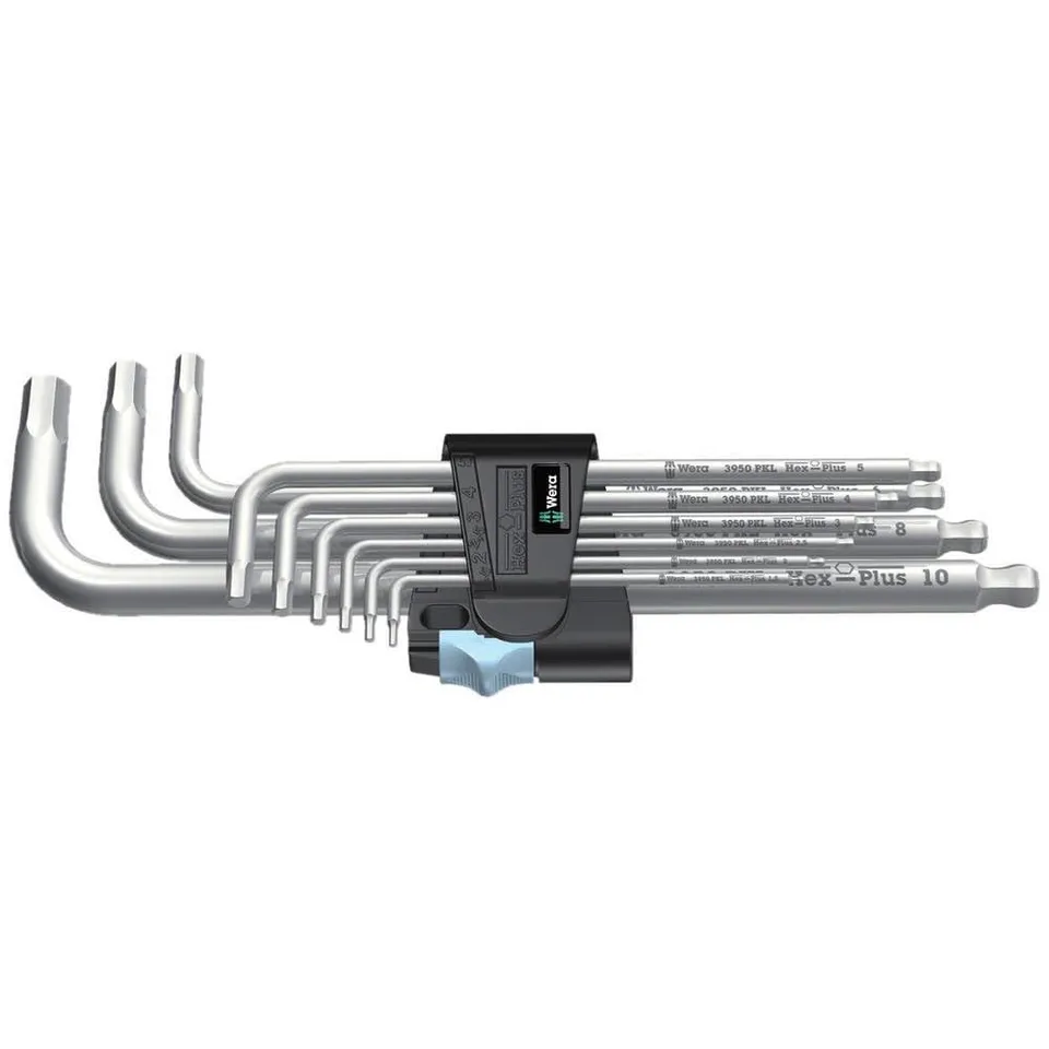 wera-3950-pkl-9-winkelschl-sselsatz-metrisch-edelstahl-9-teilig image 1