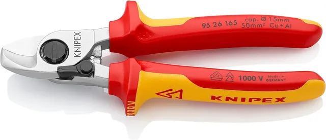 knipex-95-26-165-kabelschere-vde-gepr-ft-165-mm image 1