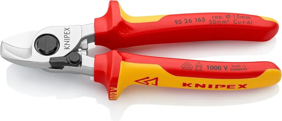 knipex-95-26-165-kabelschere-vde-gepr-ft-165-mm image 1