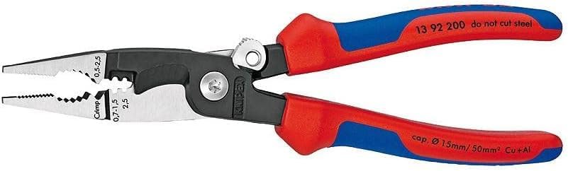 knipex-elektro-installationszange-13-92-200-sb-6-in-1-multifunktionszange-200-mm image 3