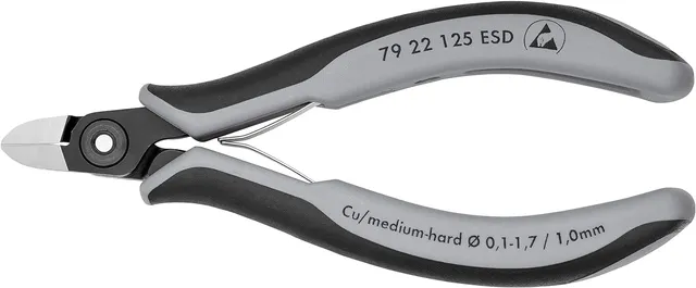 knipex-79-22-125-esd-pr-zisions-elektronik-seitenschneider-125-mm image 1