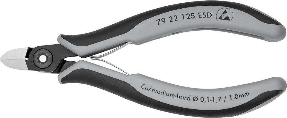 knipex-79-22-125-esd-pr-zisions-elektronik-seitenschneider-125-mm image 1