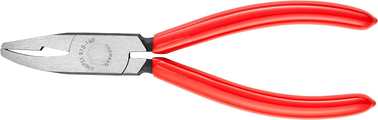 knipex-glaskr-selzange-91-51-160-schwarz-atramentiert-160-mm-kunststoff-berzogen image 3