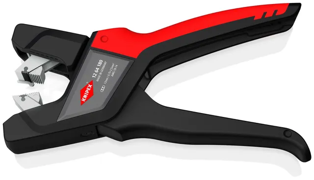knipex-12-64-180-automatische-flachkabel-abisolierzange-180-mm-0-75-2-5-mm image 1