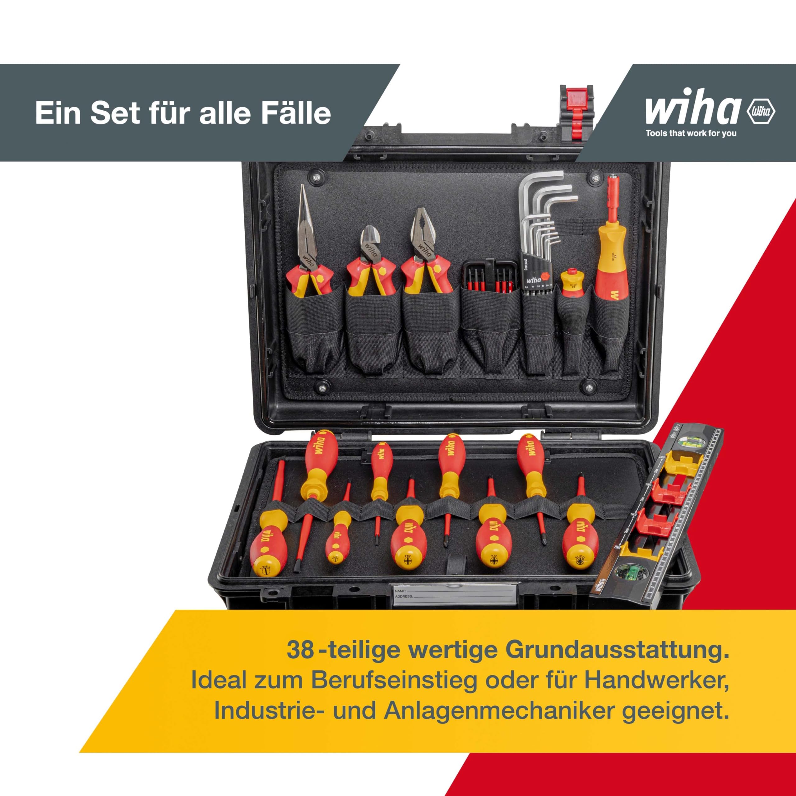 wiha-lehrlingskoffer-elektroinstallation-45257-38-teilig-vde-ip67-werkzeugkoffer image 2
