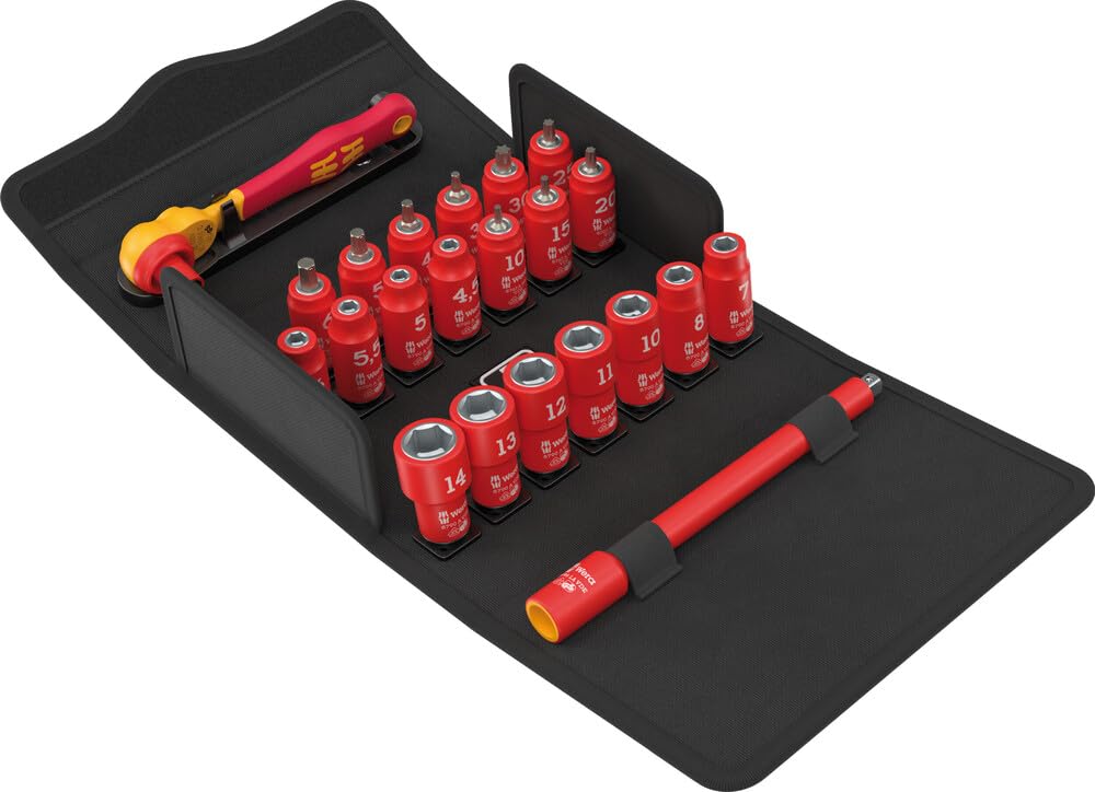 wera-05004967001-8100-sa-vde-1-zyklop-knarrensatz-1-4-zoll-22-teilig image 1