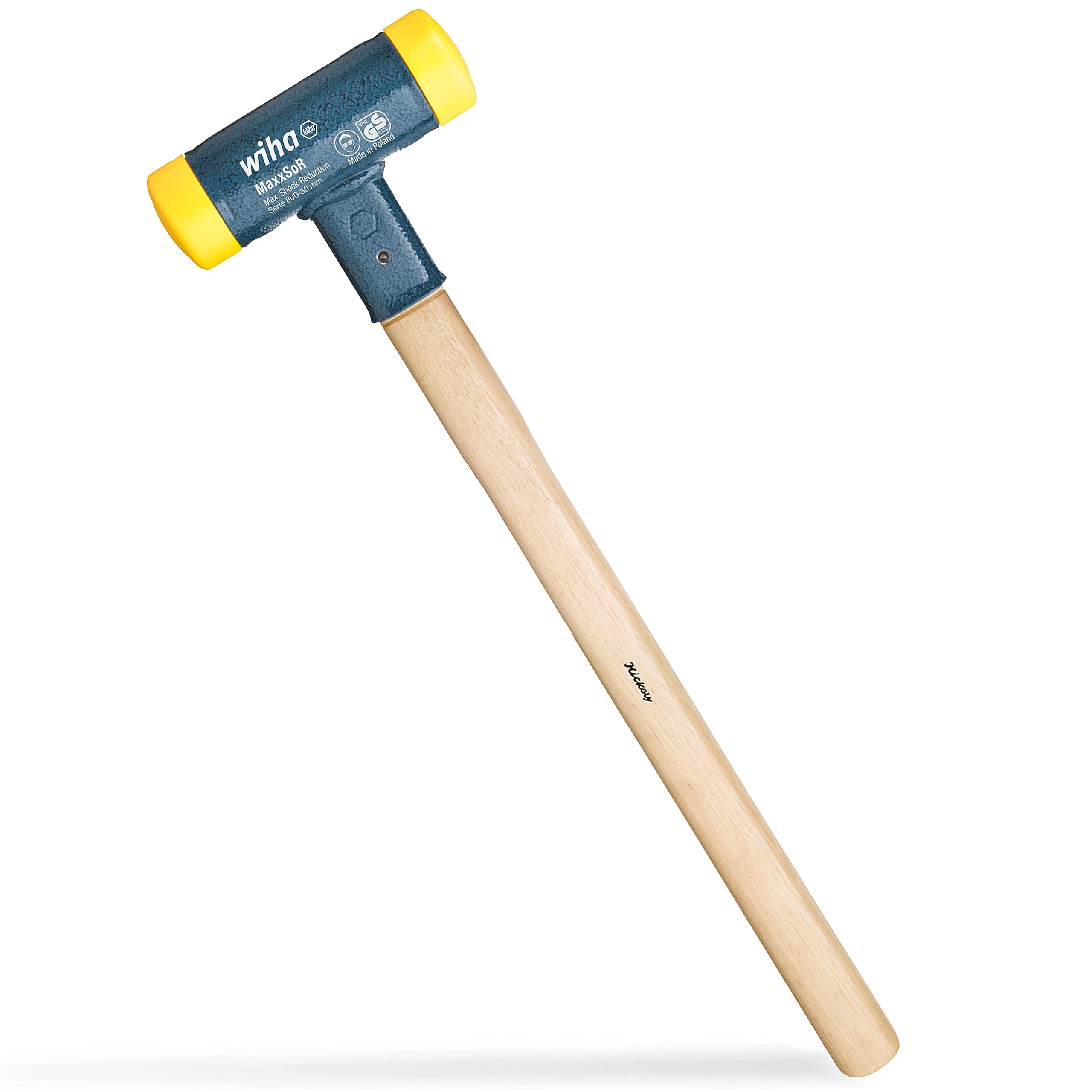 wiha-schonhammer-02093-r-ckschlagfrei-hickory-stiel-350-mm-kopf-30-mm-mittelhart image 1
