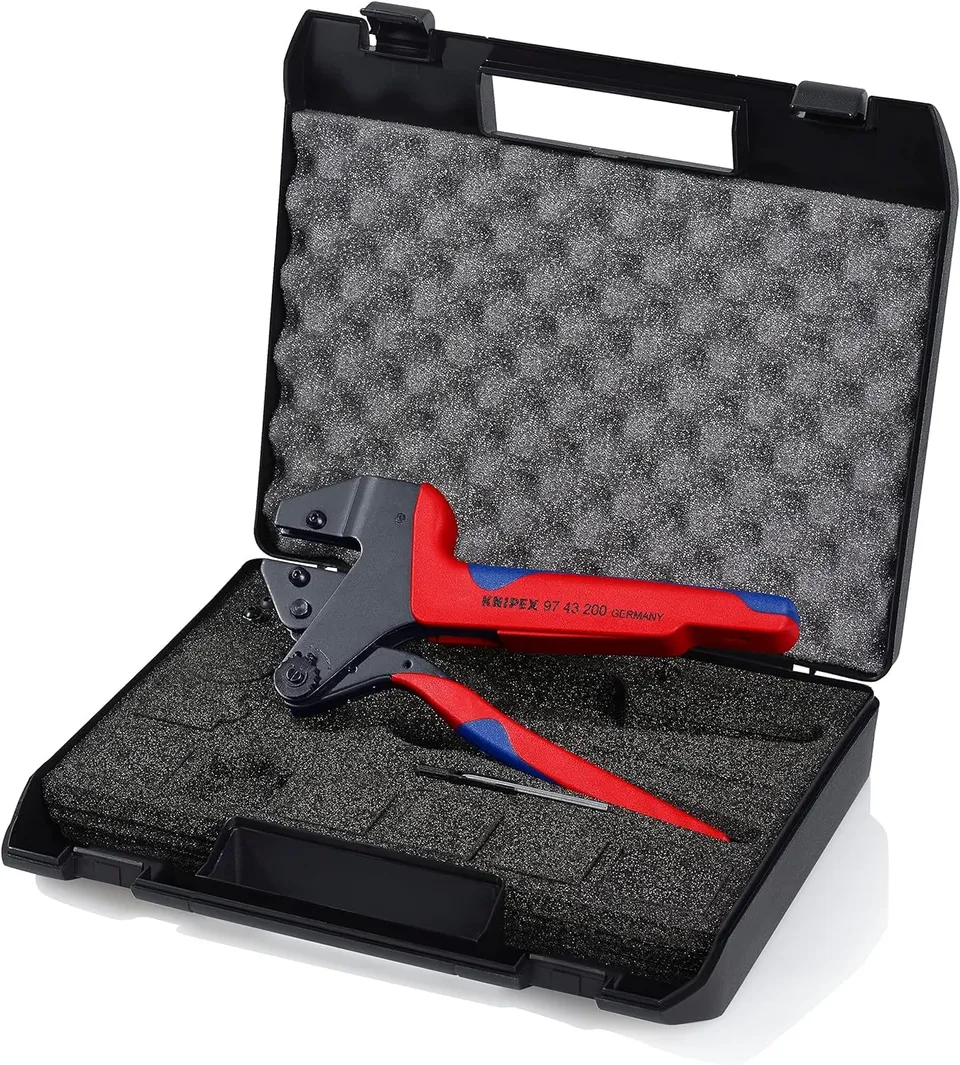 knipex-crimp-systemzange-97-43-200-f-r-auswechselbare-crimpeins-tze-200-mm image 1