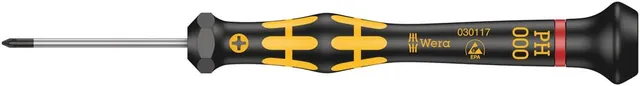 wera-1550-kraftform-micro-esd-kreuzschlitz-schraubendreher-ph-000-x-40-mm image 1