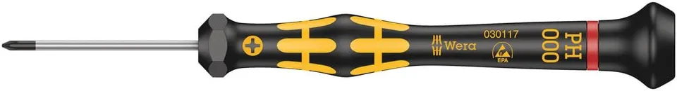 wera-1550-kraftform-micro-esd-kreuzschlitz-schraubendreher-ph-000-x-40-mm image 1