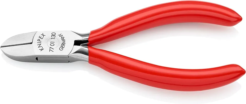knipex-elektronik-seitenschneider-77-01-130-130-mm-kunststoff-berzogen image 1