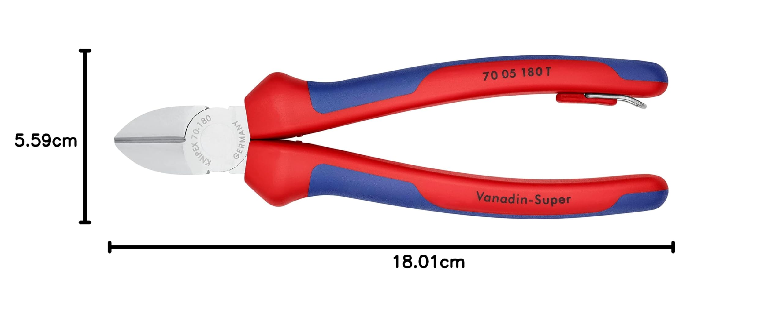 knipex-70-05-180-t-seitenschneider-180-mm-verchromt-mit-absturzsicherung image 5