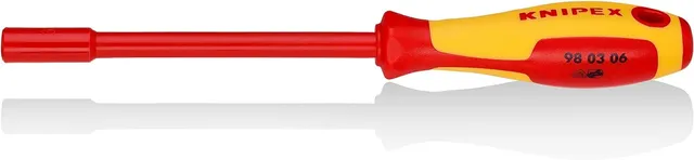 knipex-steckschl-ssel-vde-gepr-ft-98-03-06-232-mm-mit-schraubendreher-griff image 1