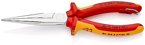knipex-flachrundzange-mit-schneide-26-16-200-t-vde-storchschnabelzange-200-mm-mi image 4