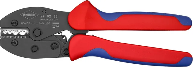 knipex-preciforce-crimpzange-97-52-33-220-mm-mit-mehrkomponenten-h-llen image 1