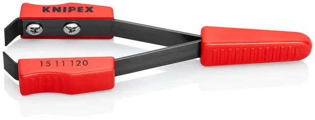 knipex-lackabzieh-pinzette-15-11-120-120-mm-schwarz-lackiert-mit-kunststoff-h-ll image 1