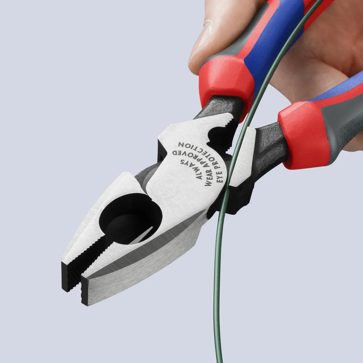 knipex-kraft-kombizange-lineman-s-pliers-09-12-240-sb-240-mm-mit-comfort-griffen image 7