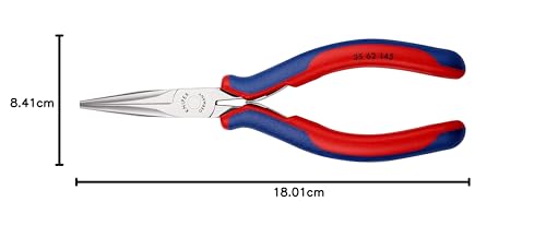knipex-elektronik-greifzange-35-62-145-sb-145-mm-spiegelpoliert-mit-mehrkomponen image 8