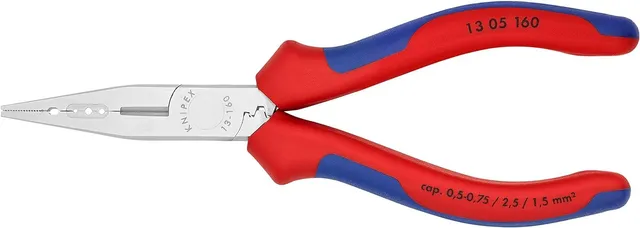 knipex-verdrahtungszange-13-05-160-160-mm-verchromt image 1