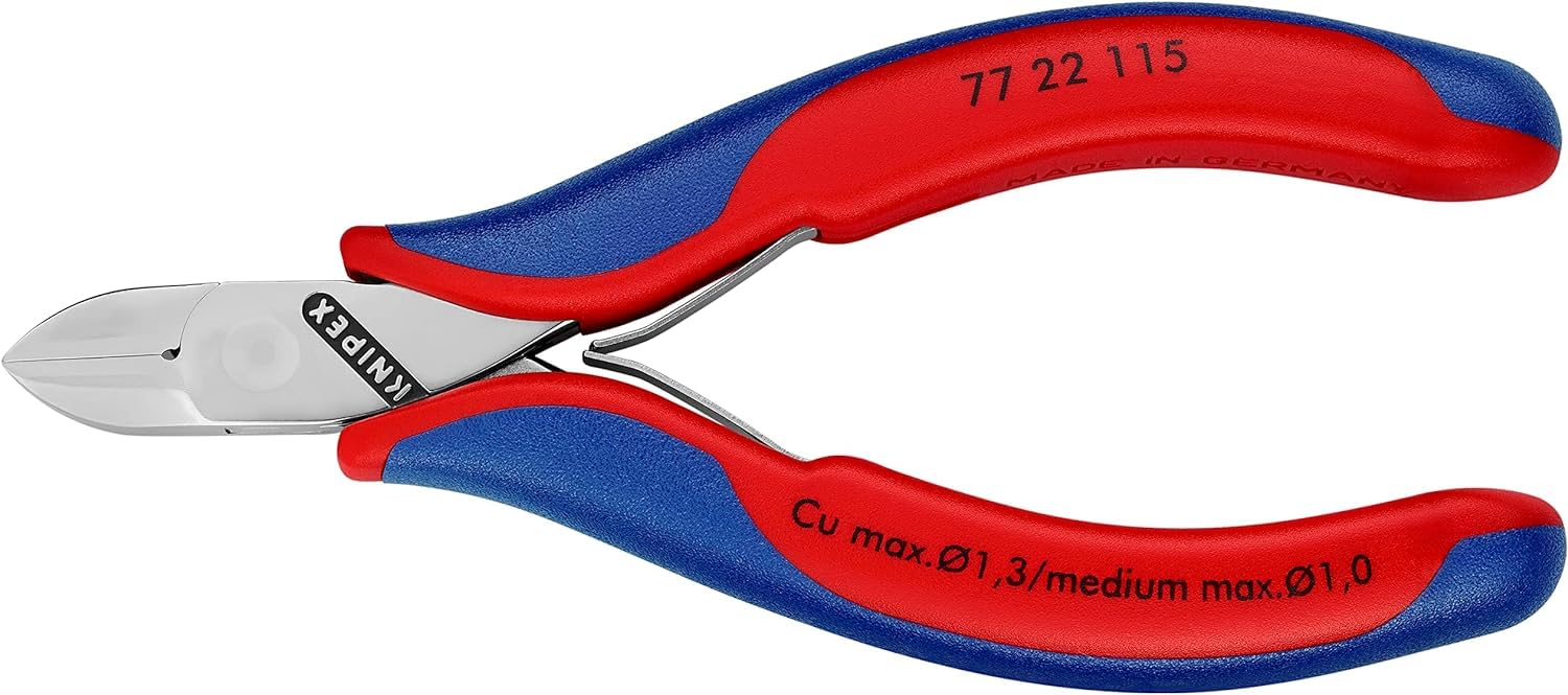 knipex-elektronik-seitenschneider-77-22-115-115-mm-mit-mehrkomponenten-h-llen image 3