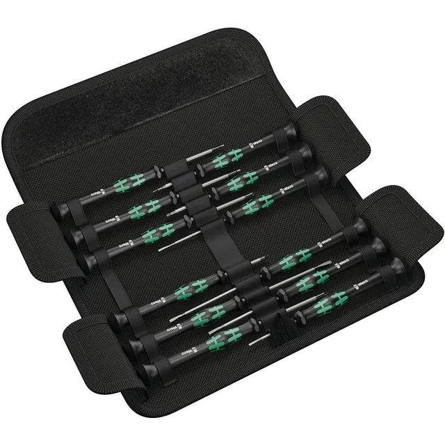 wera-kraftform-micro-elektroniker-schraubendrehersatz-12-teilig-05073675001 image 1