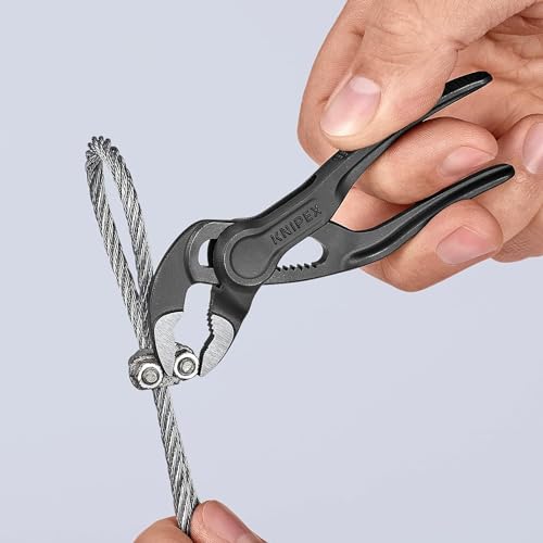 knipex-cobra-xs-87-00-100-bk-rohr-und-wasserpumpenzange-100-mm-sw-24-28-mm image 8