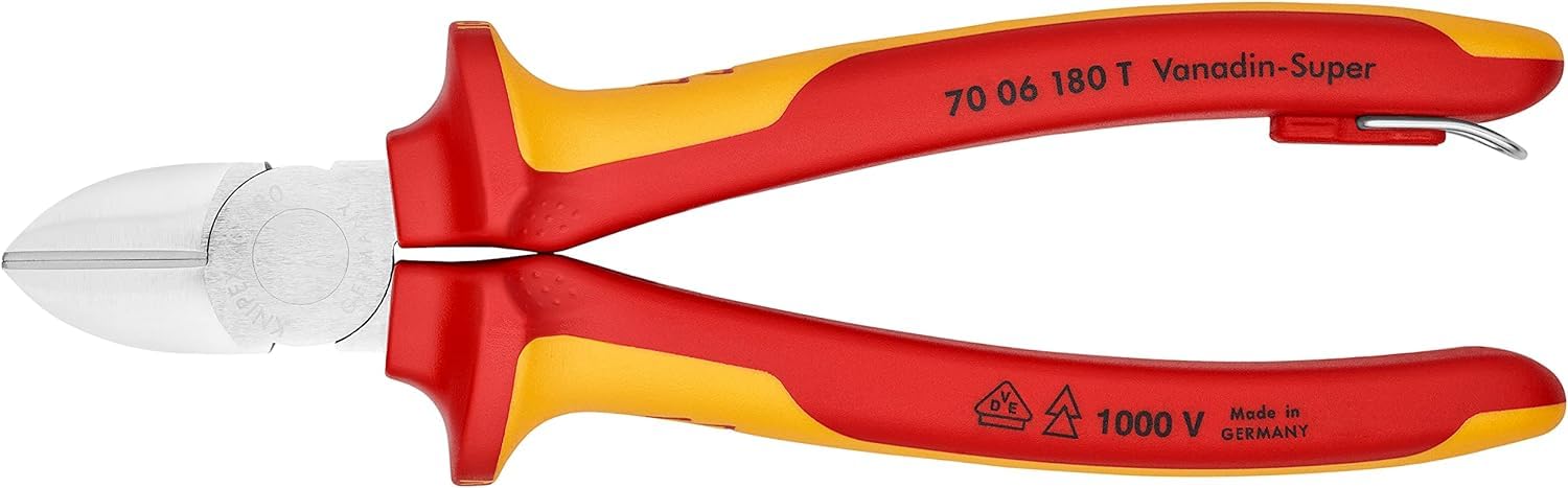 knipex-70-06-180-t-bk-seitenschneider-verchromt-vde-180-mm-mit-absturzsicherung image 3