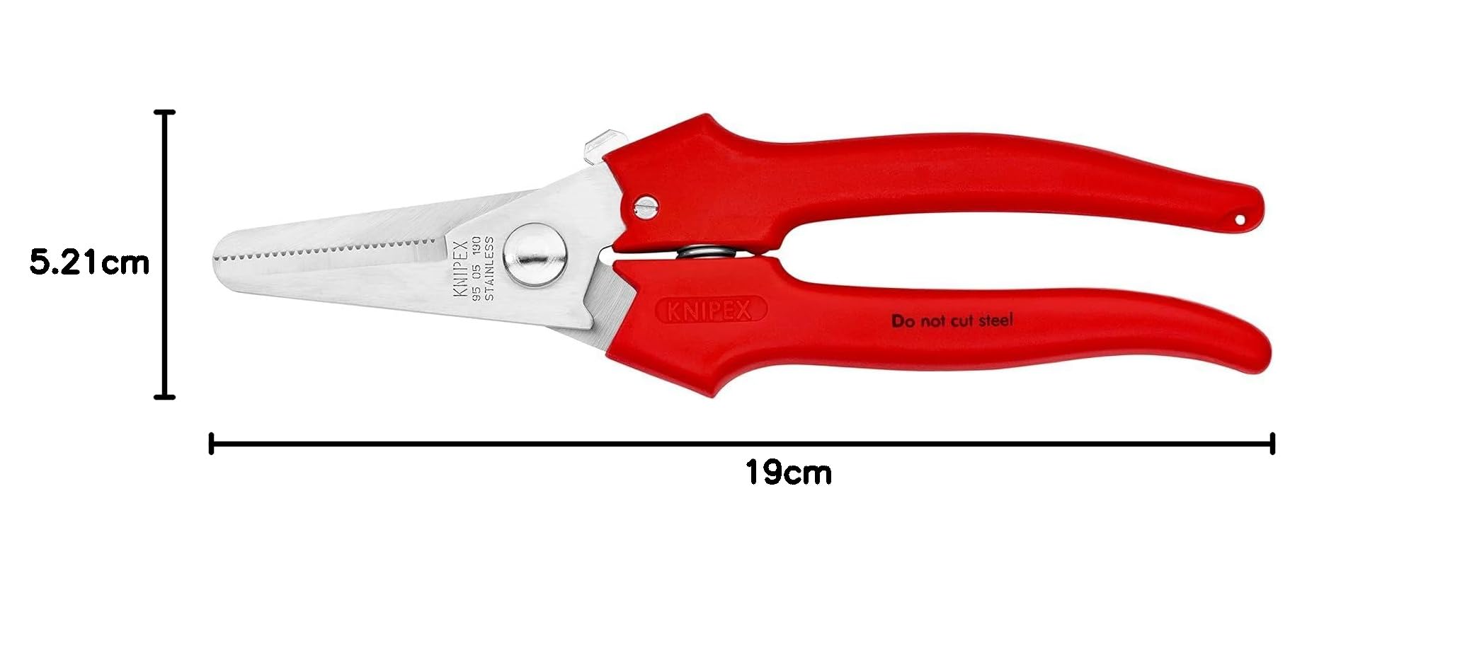 knipex-95-05-190-kombischere-190-mm-mit-kunststoff-griff image 5