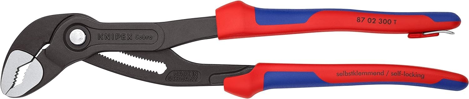 knipex-cobra-hightech-wasserpumpenzange-87-02-300-t-bk-300-mm-mit-absturzsicheru image 3