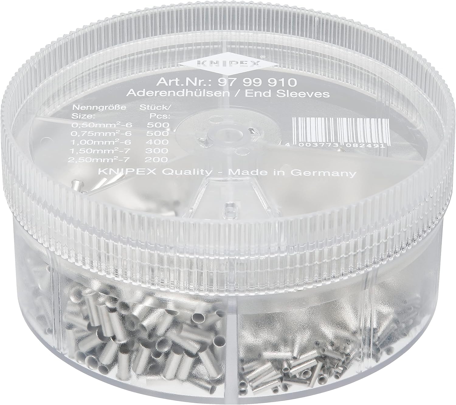 knipex-sortimentsbox-97-99-910-mit-1900-unisolierten-aderendh-lsen-5-sets image 1