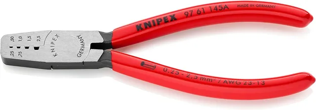 knipex-97-61-145-a-crimpzange-f-r-aderendh-lsen-145-mm image 1