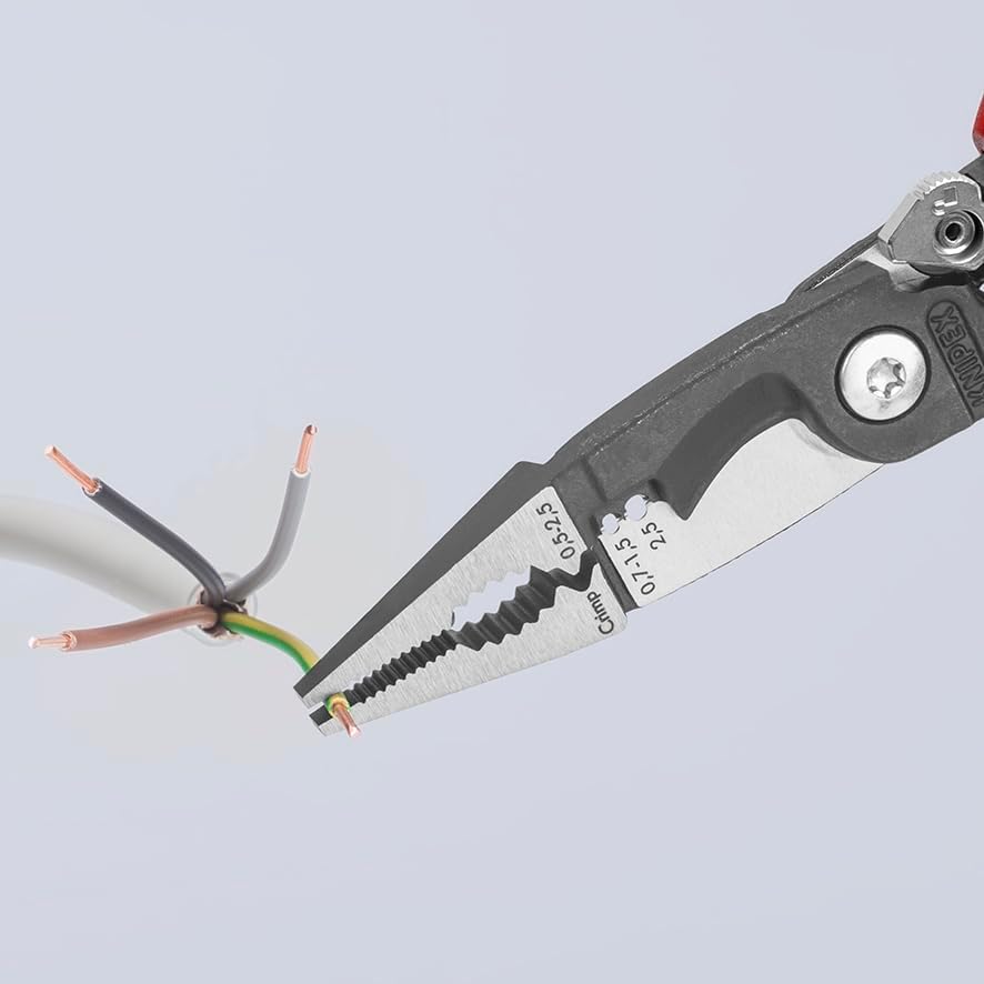 knipex-elektro-installationszange-13-92-200-sb-6-in-1-multifunktionszange-200-mm image 6
