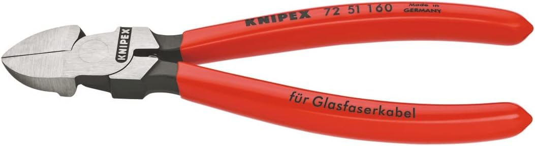 knipex-seitenschneider-72-51-160-f-r-lichtwellenleiter-160-mm-mit-ffnungsfeder image 1
