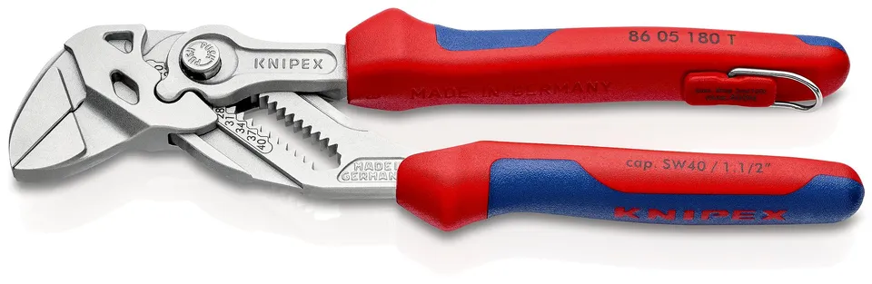 knipex-zangenschl-ssel-86-05-180-t-bk-zange-und-schraubenschl-ssel-180-mm-mit-me image 1