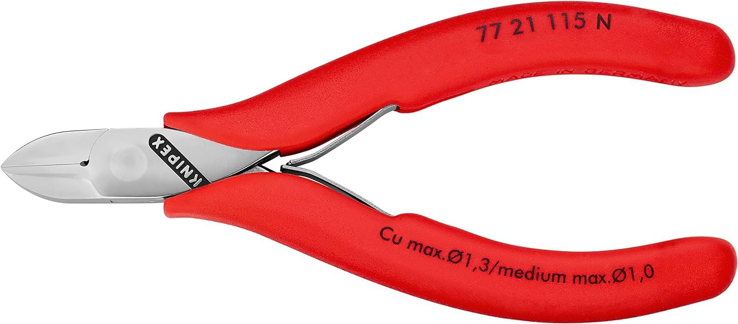 knipex-elektronik-seitenschneider-77-21-115-115-mm-mit-durchgestecktem-gelenk image 3