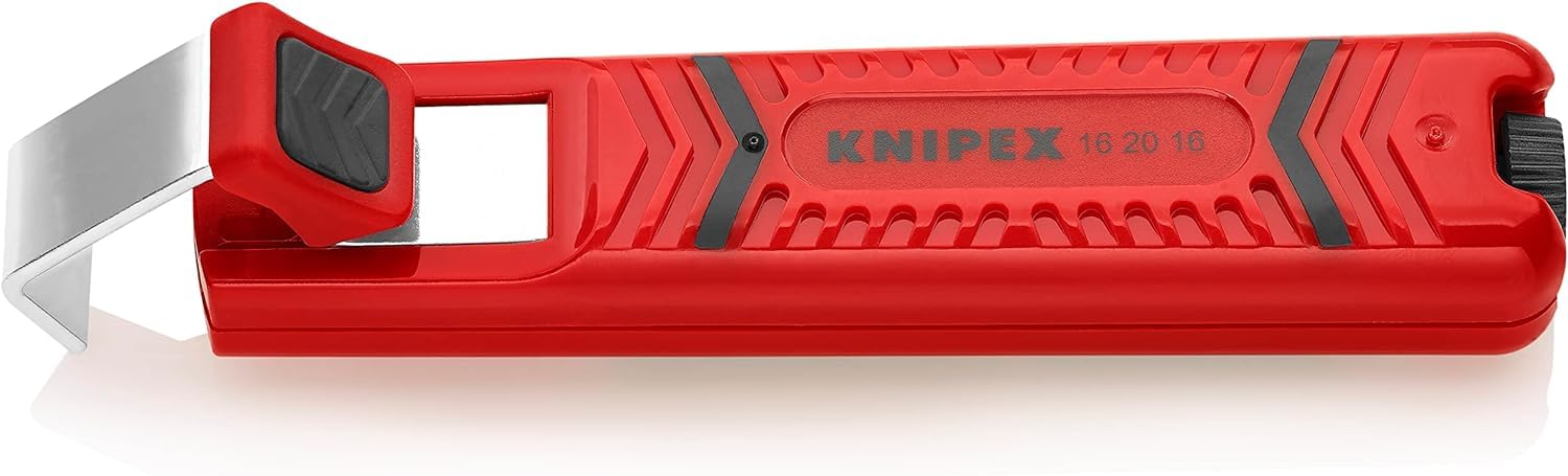 knipex-abmantelungswerkzeug-16-20-16-sb-mit-schleppklinge-130-mm image 2