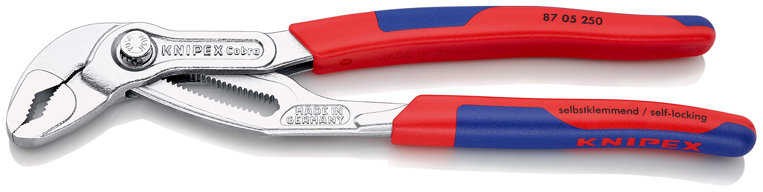 knipex-cobra-87-05-250-wasserpumpenzange-verchromt-250-mm image 1