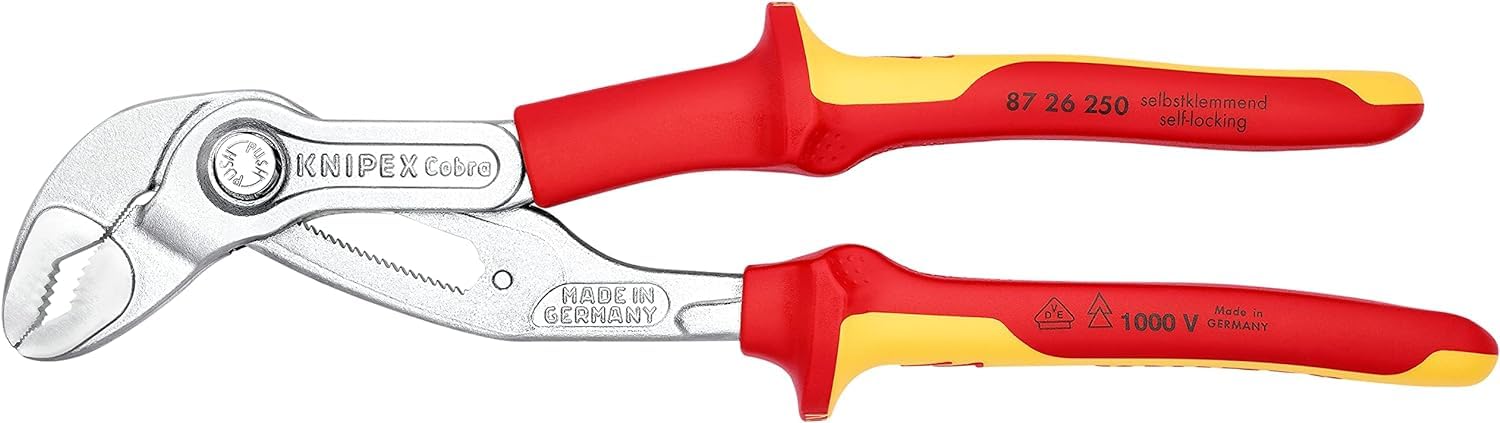 knipex-cobra-87-26-250-vde-250-mm-wasserpumpenzange-verchromt-muttern-bis-46-mm- image 3