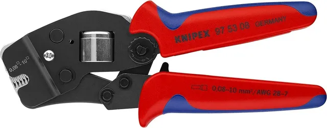 knipex-selbsteinstellende-crimpzange-97-53-08-f-r-aderendh-lsen-0-08-10-mm-190-m image 1