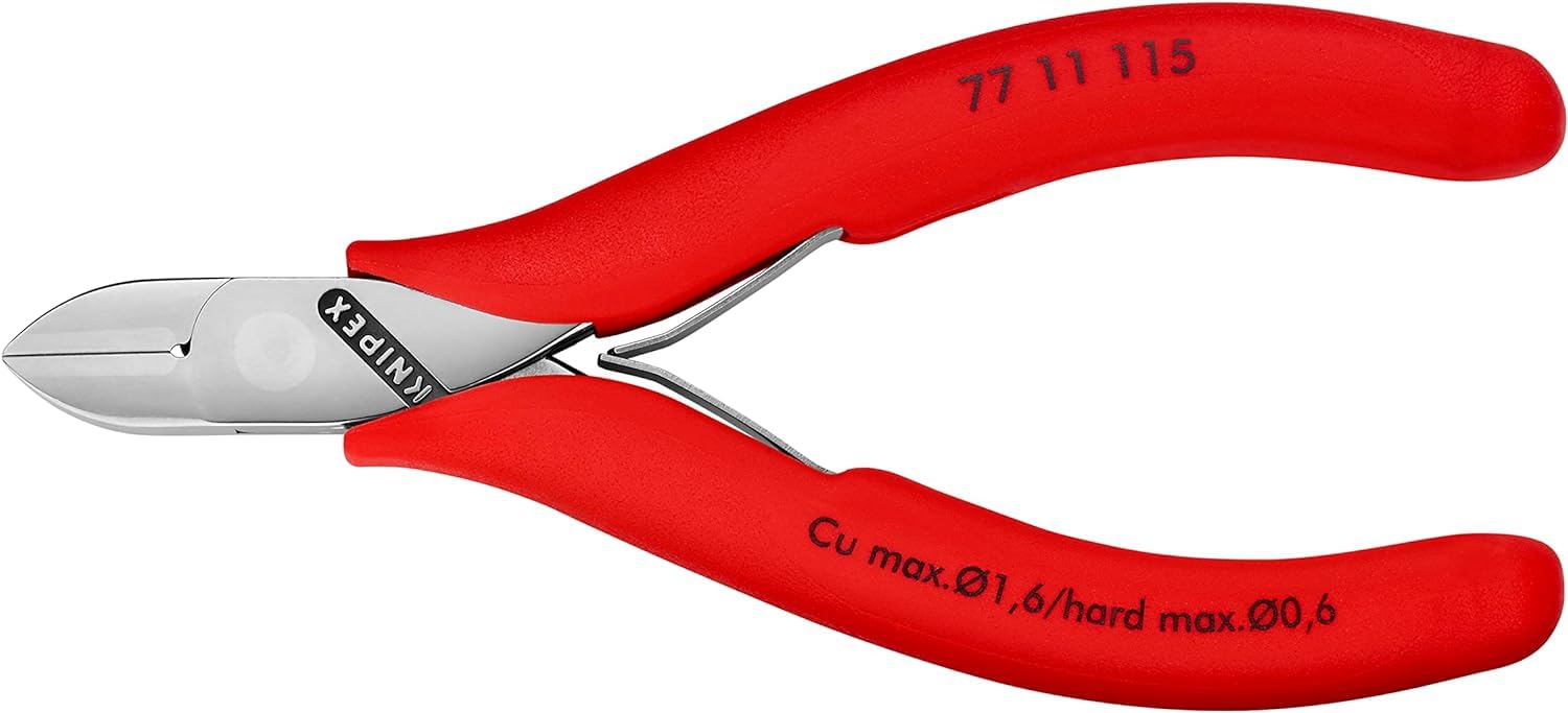 knipex-elektronik-seitenschneider-77-11-115-115-mm-mit-kunststoff-h-llen image 3