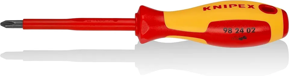 knipex-98-24-02-vde-schraubendreher-phillips-212-mm-mit-mehrkomponenten-griff image 1