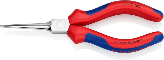 knipex-31-15-160-greifzange-nadelzange-verchromt-160-mm-mit-mehrkomponenten-h-ll image 1