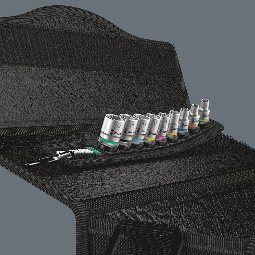 wera-belt-4-zyklop-steckschl-ssel-satz-1-4-9-teilig-auf-textilgurt image 7