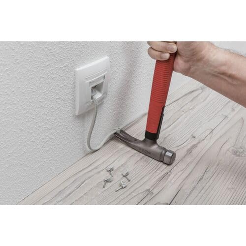 wiha-42071-elektriker-hammer-300-g-mit-flachem-stielboden-f-r-kabel-und-d-bel image 8