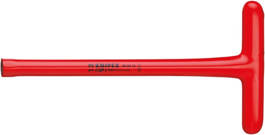 knipex-steckschl-ssel-mit-t-griff-98-05-13-sw-13-mm-300-mm-vde image 1
